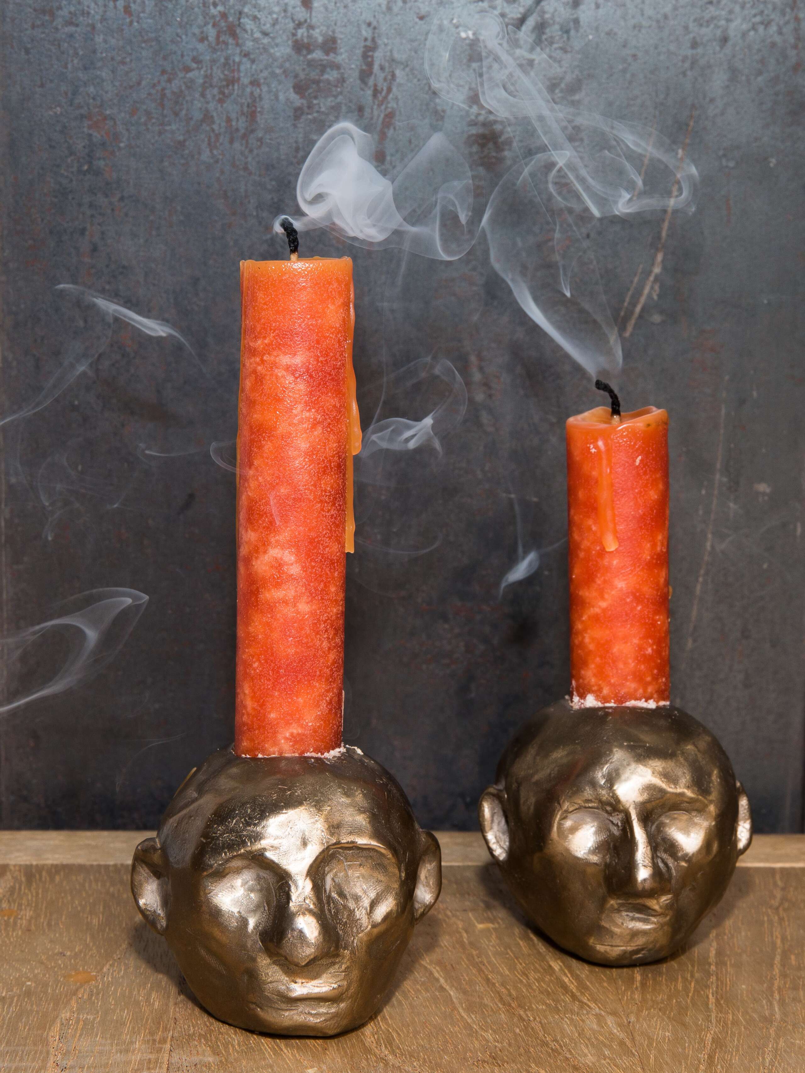 bronze candlestick