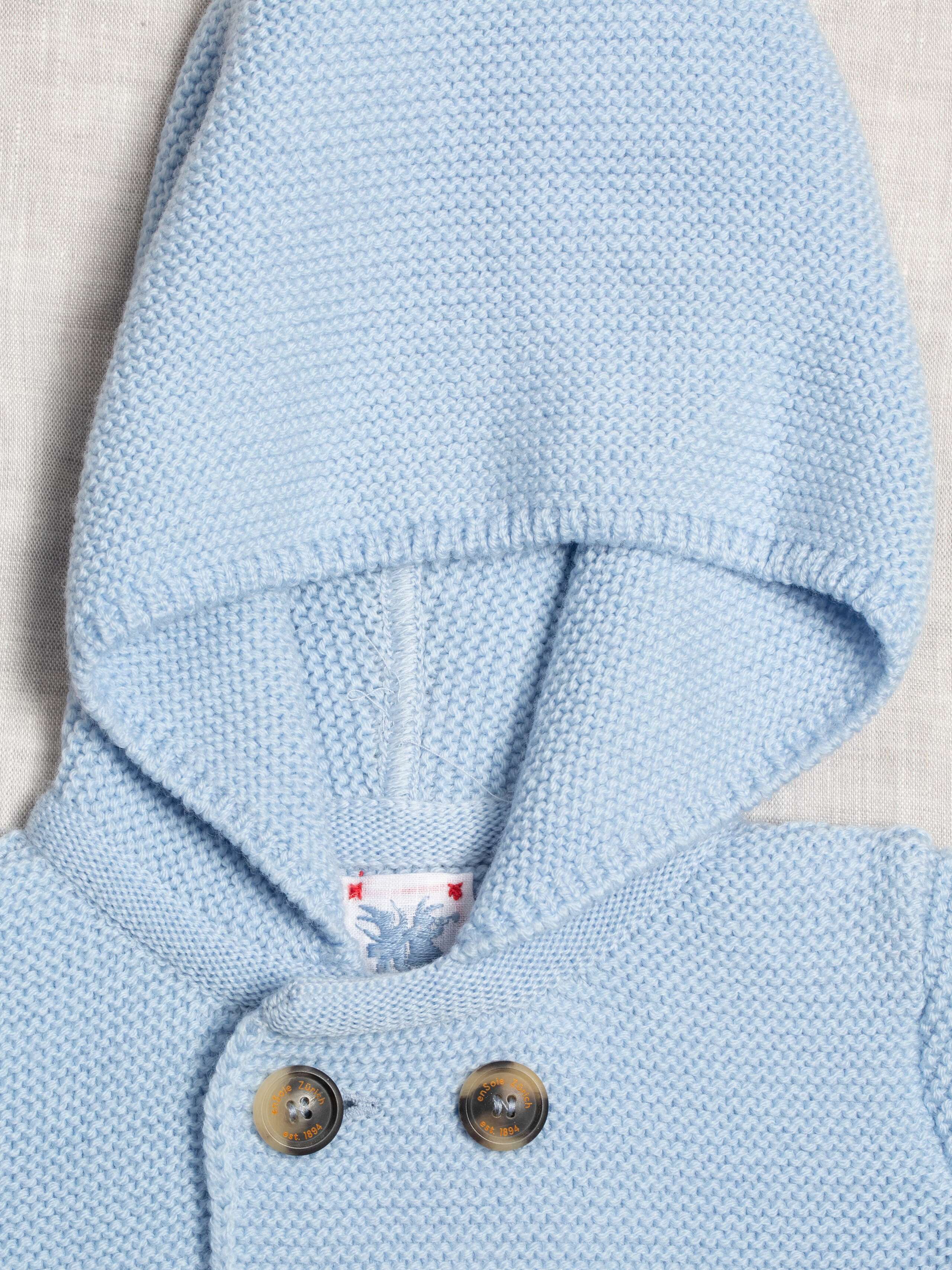 baby cardigan with hood 