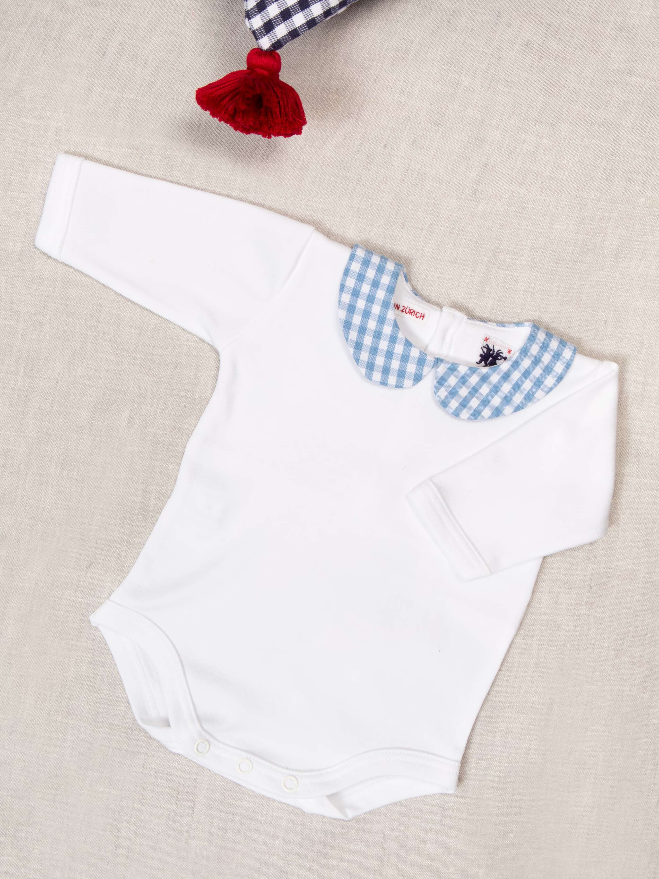Baby body vichy collar 
