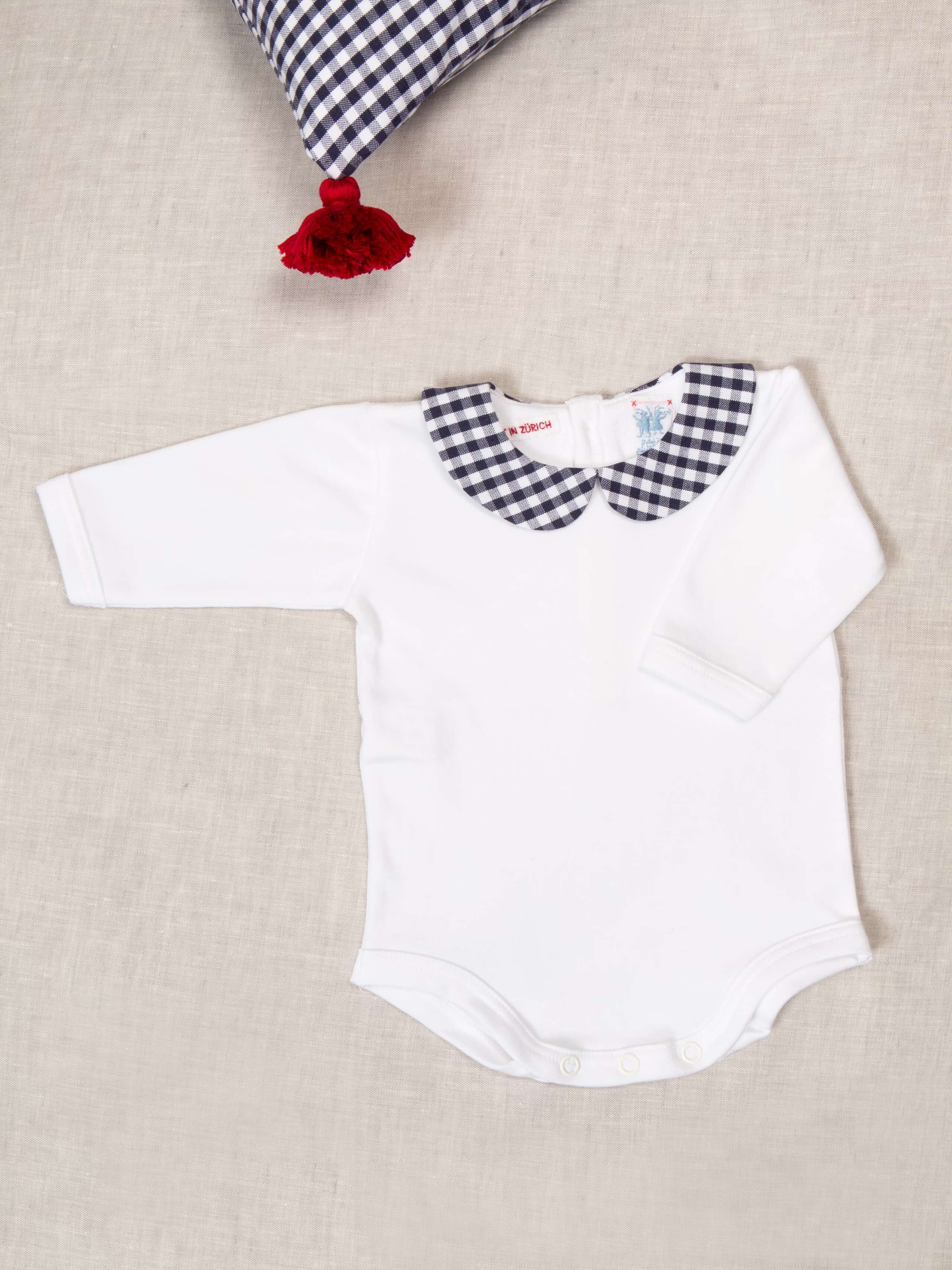Baby body vichy collar 