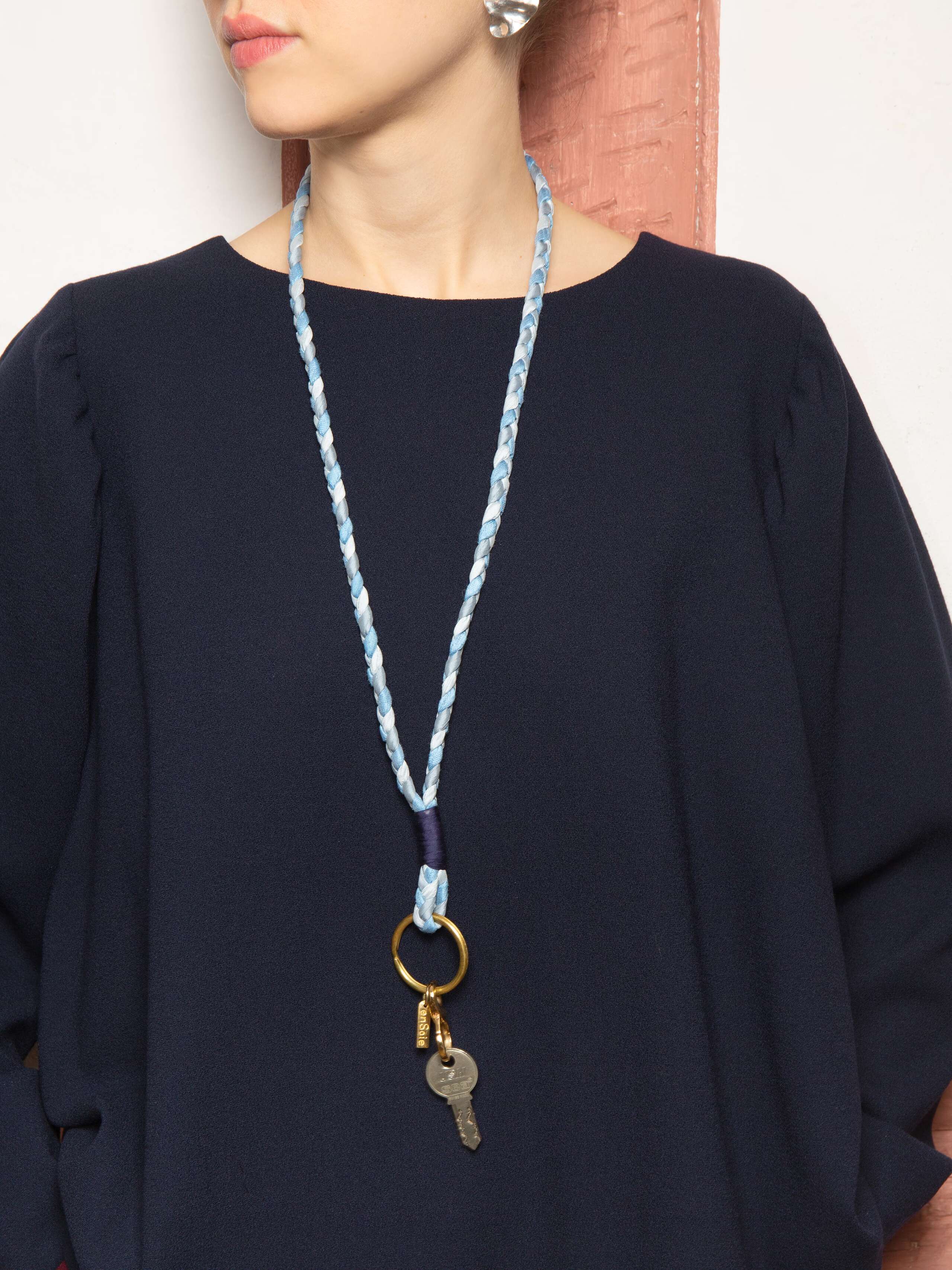 braided keychain