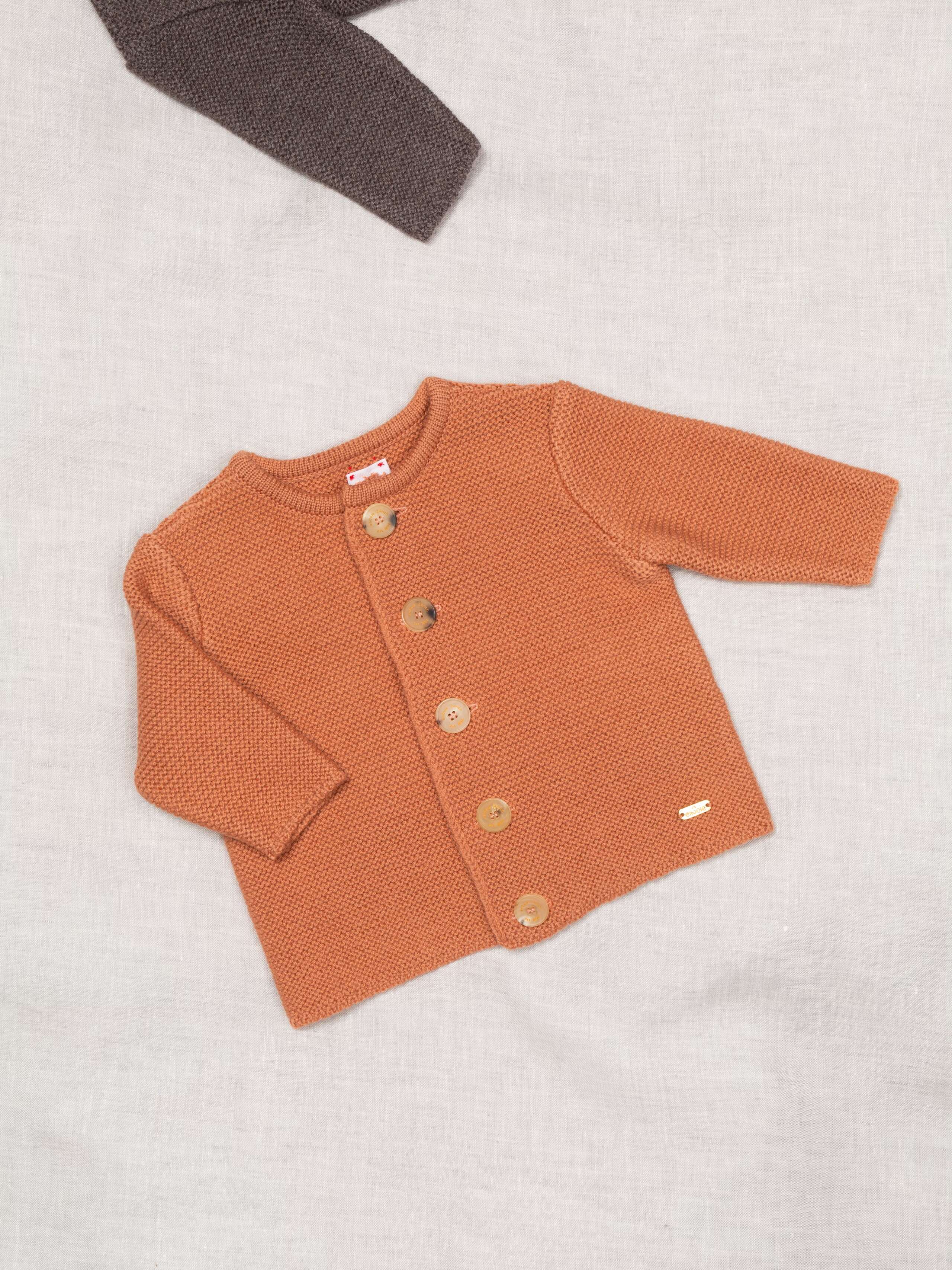 baby cardigan knitted