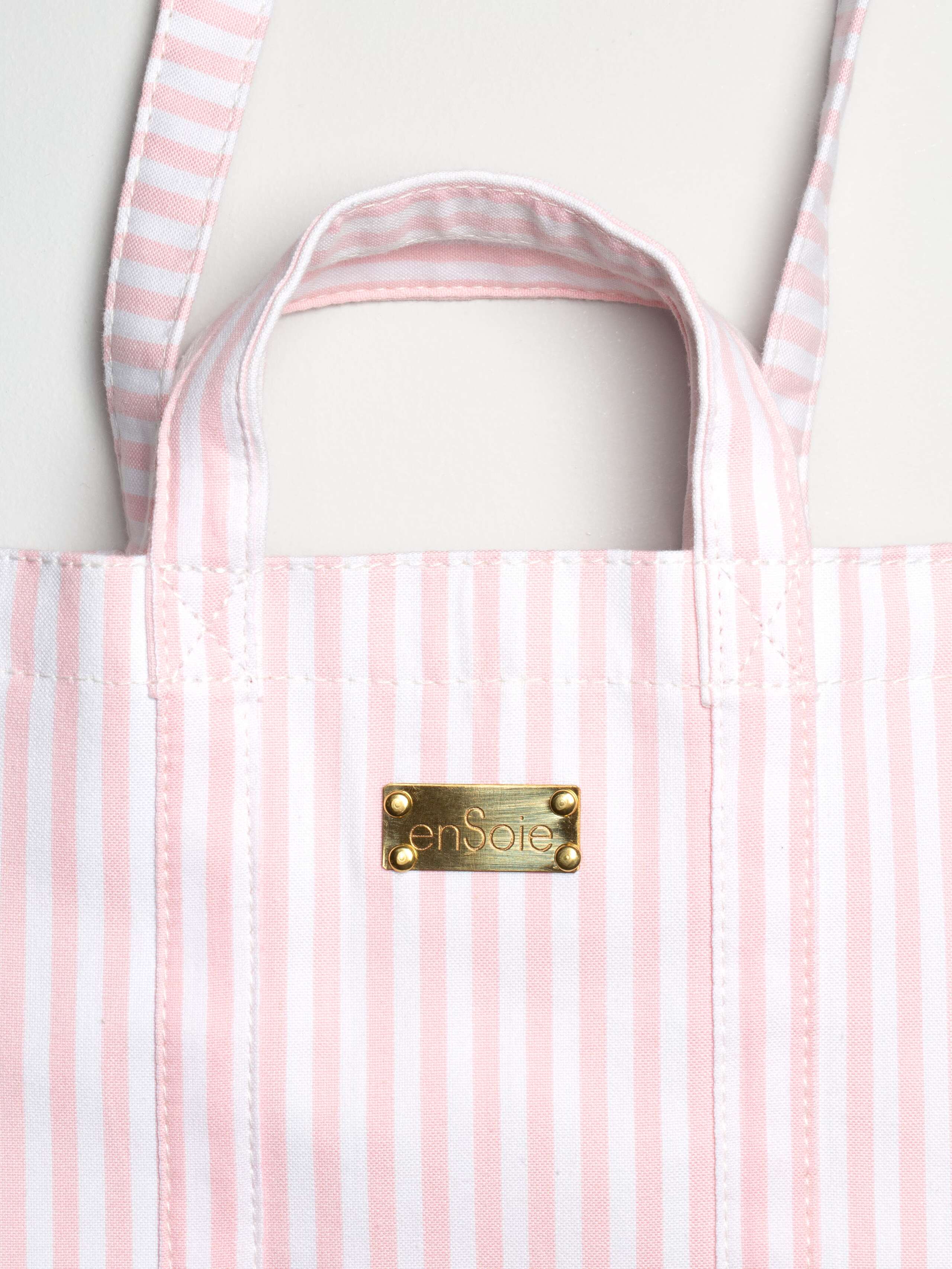 cabas bag striped