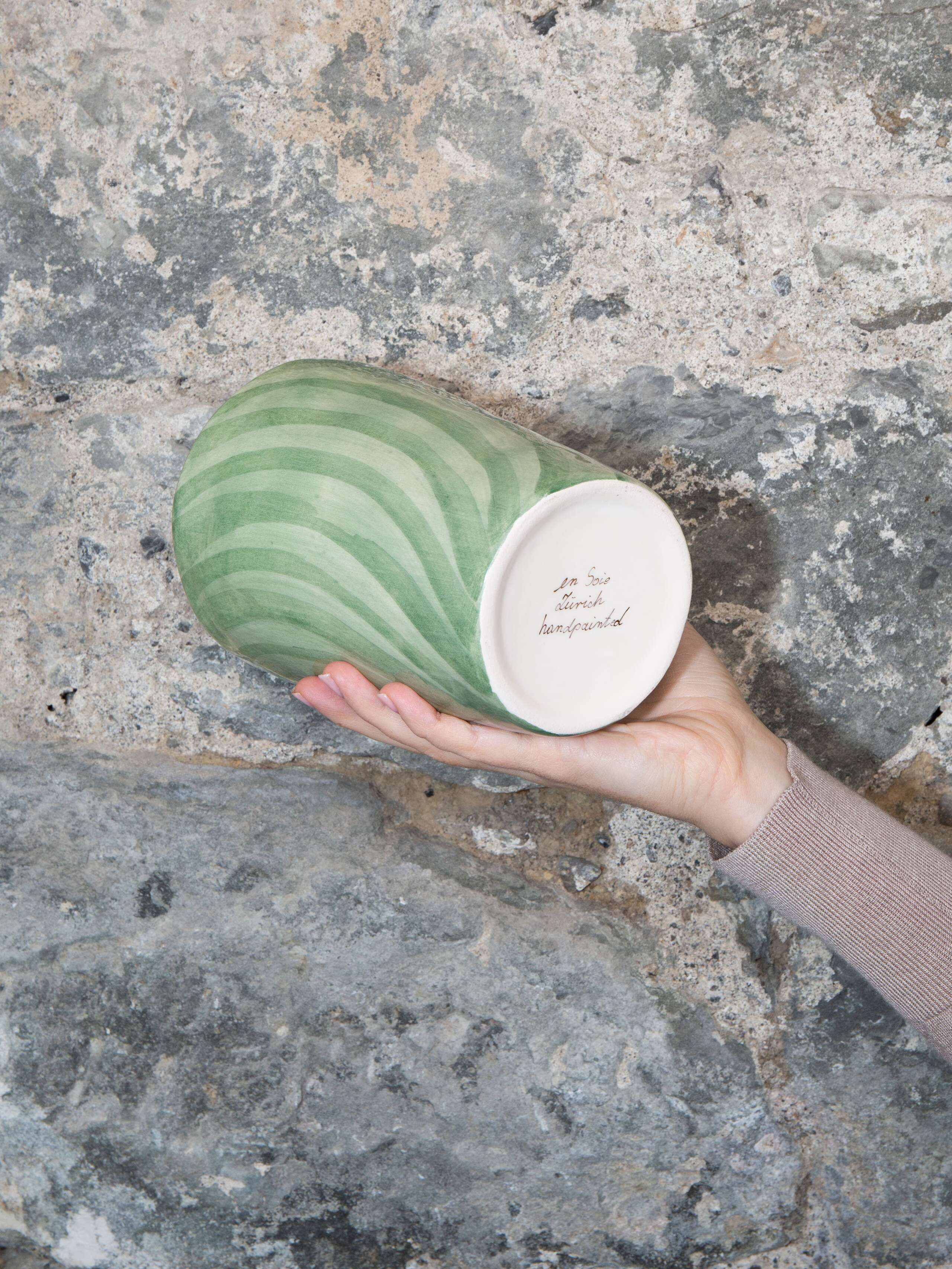 Uni vase green