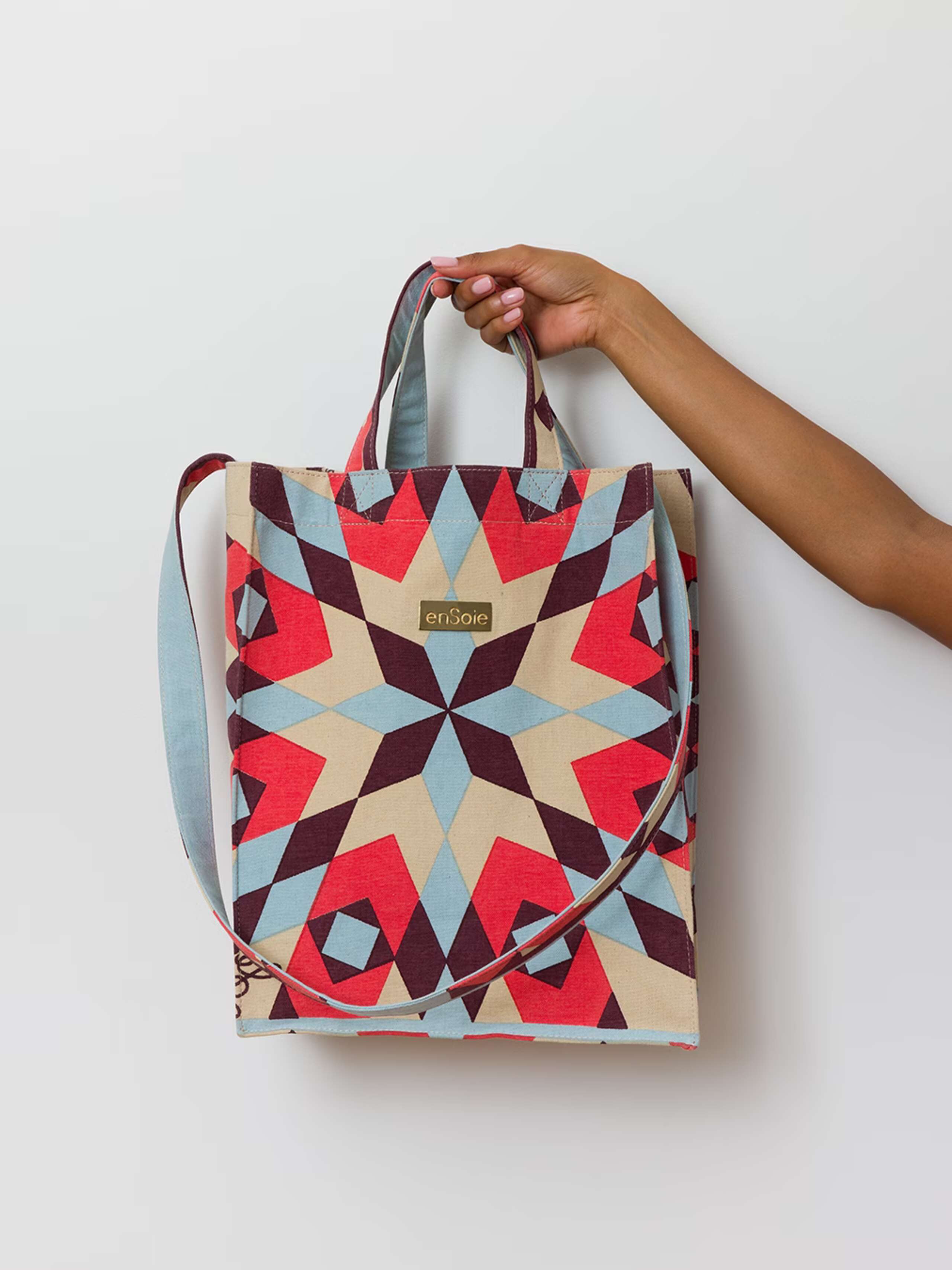 Picture of a colourful shopper bag