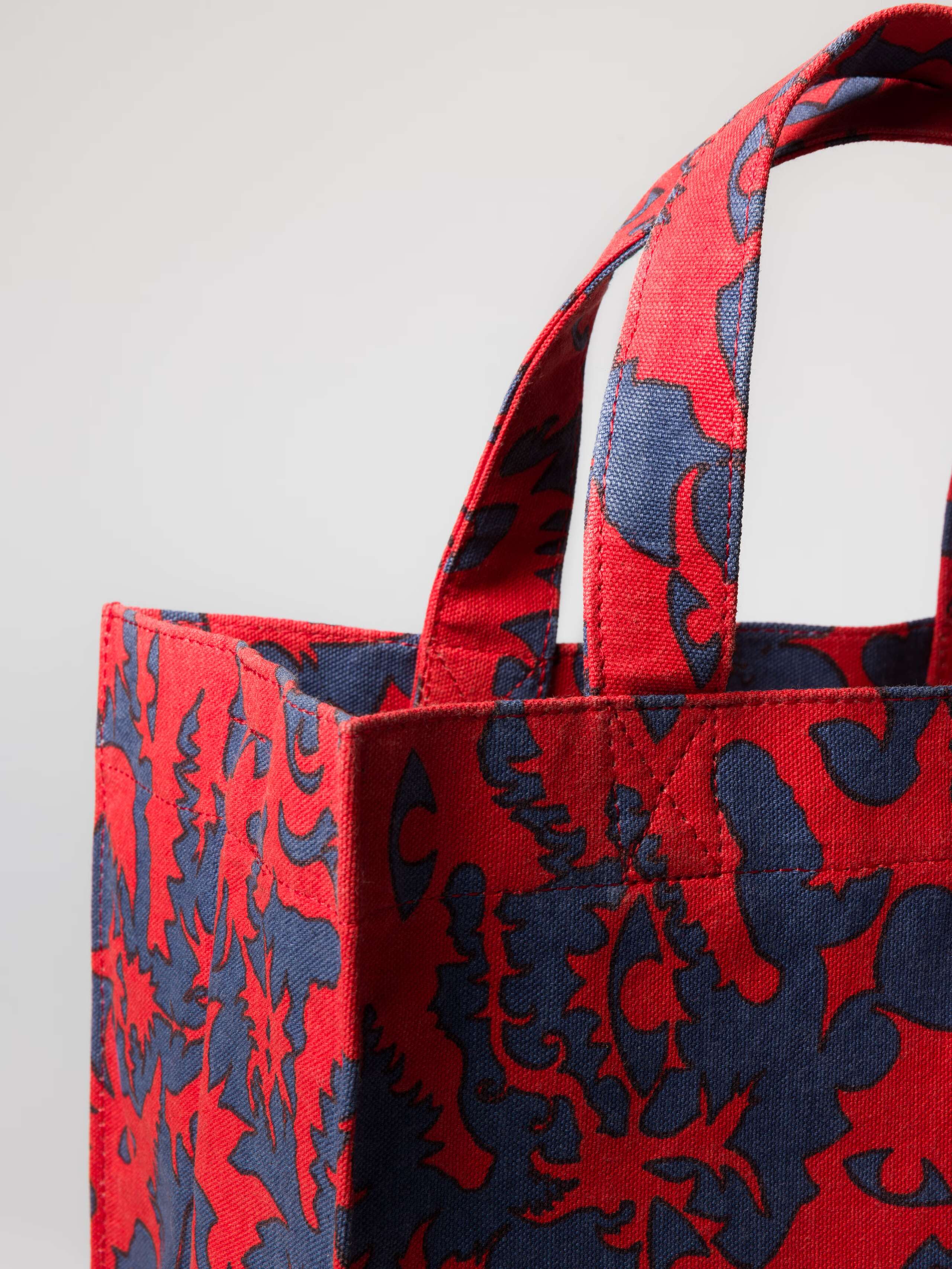 Cabas bag Monster print Navy Red 