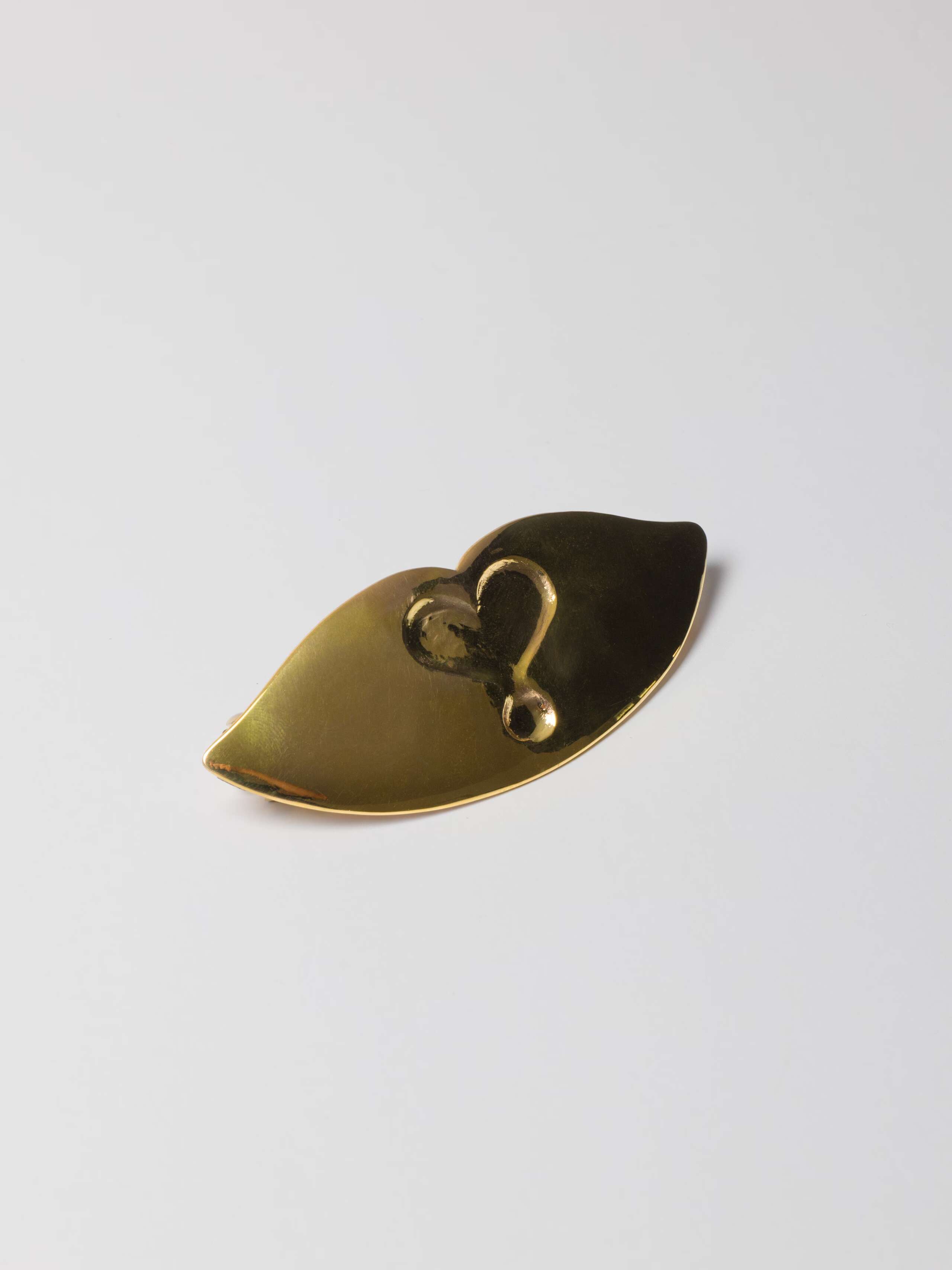Picture of a brass hair clip