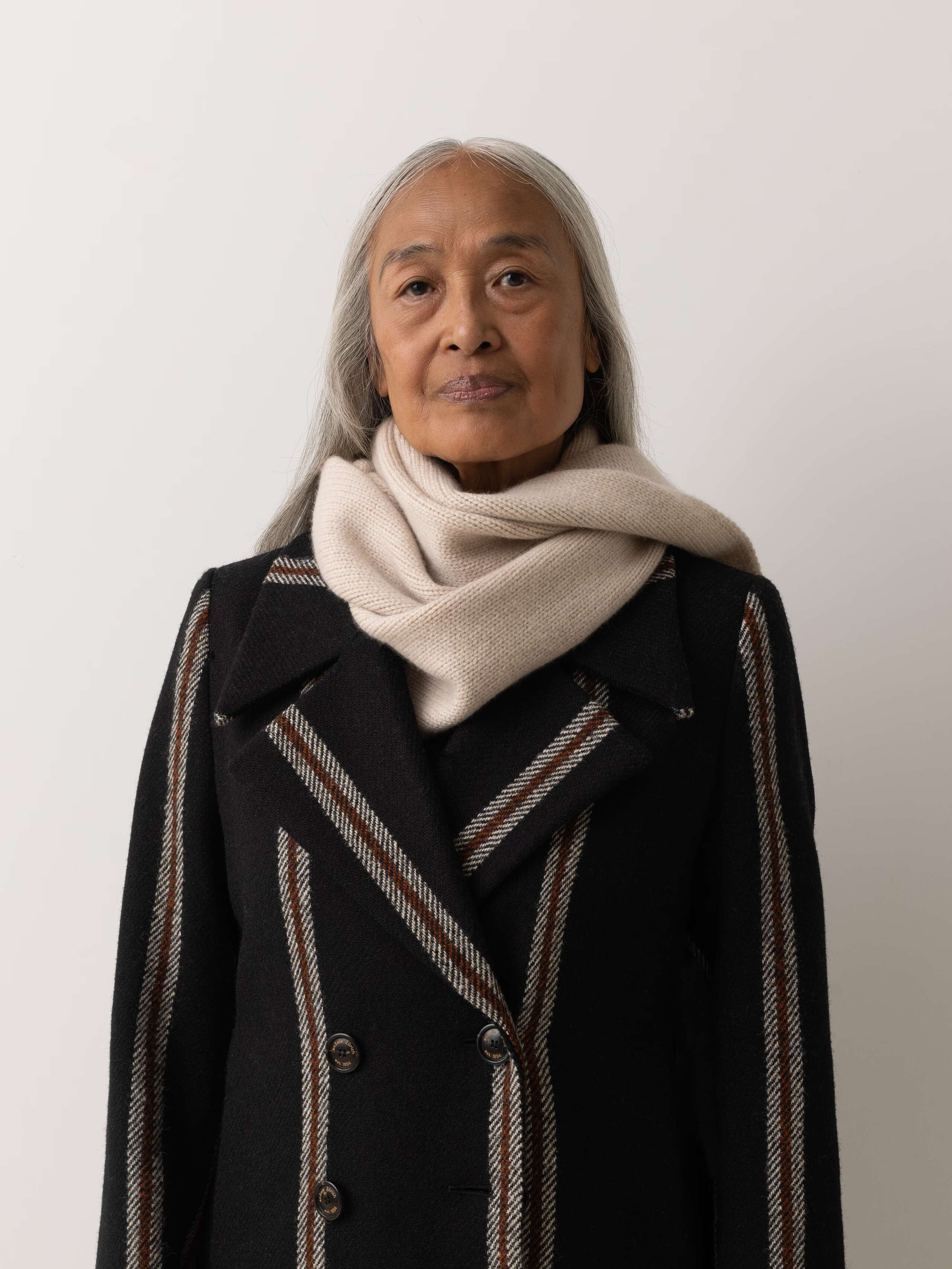 Sami Cashmere scarf in Wheat beige