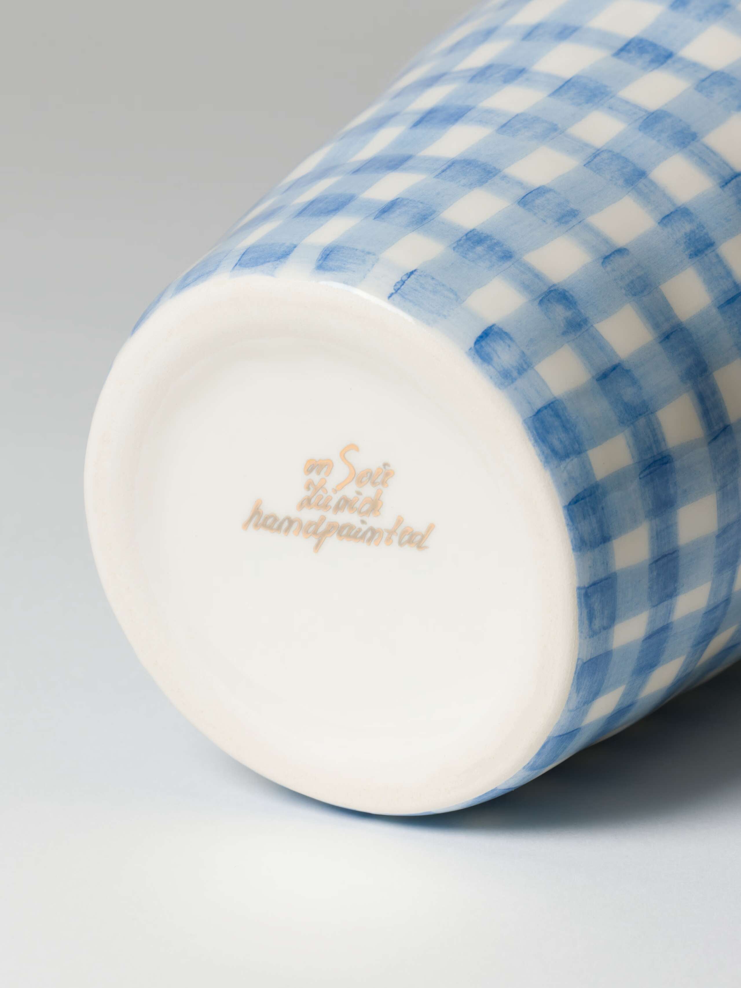 Sourire Vase vichy detail
