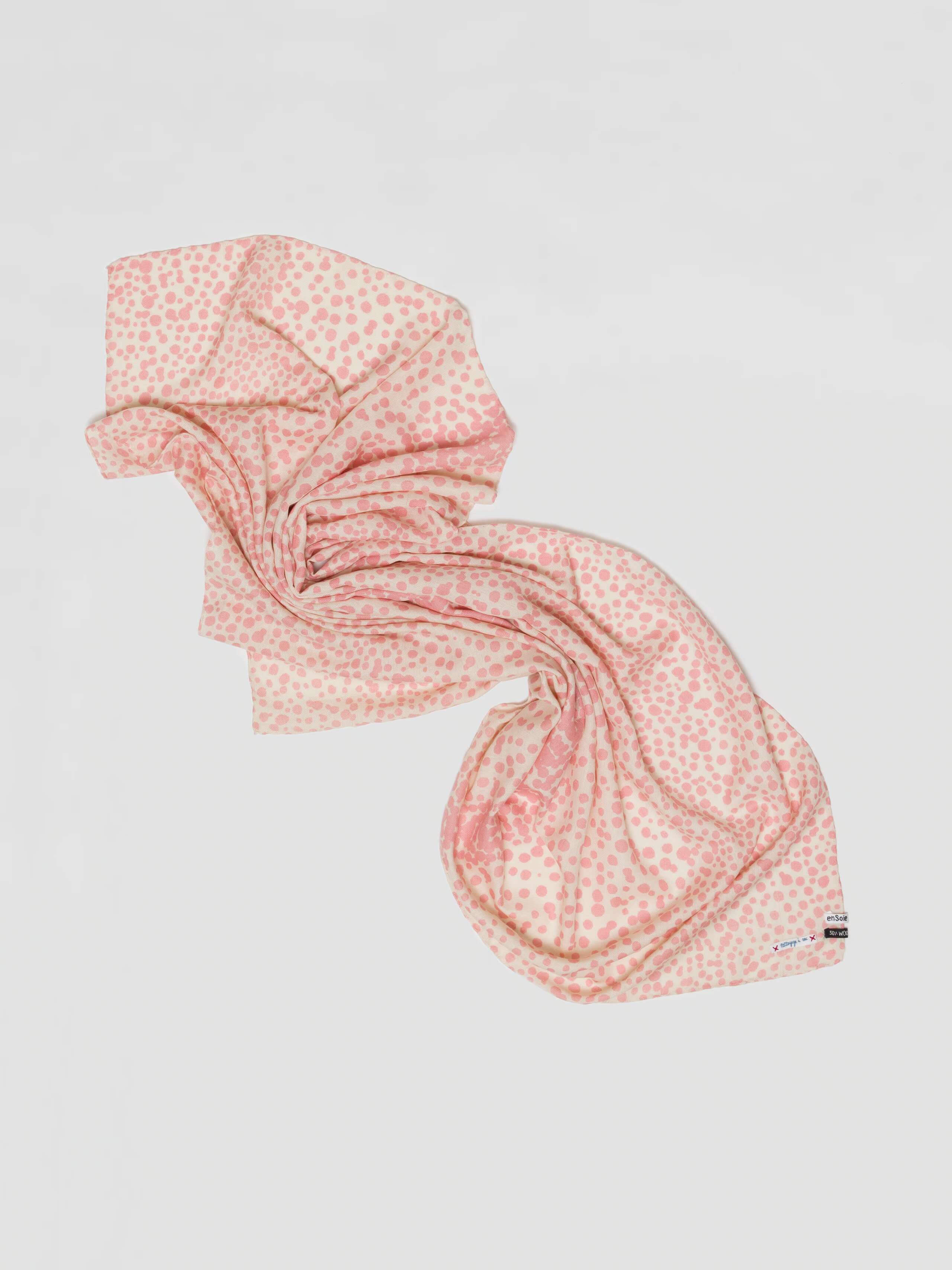 Leo scarf in pink