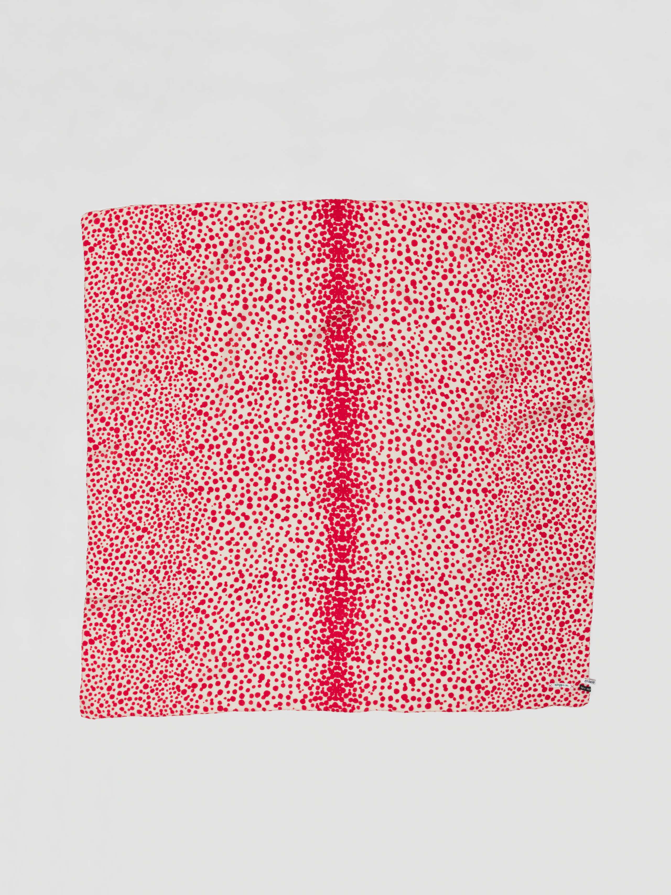 Leo scarf in red