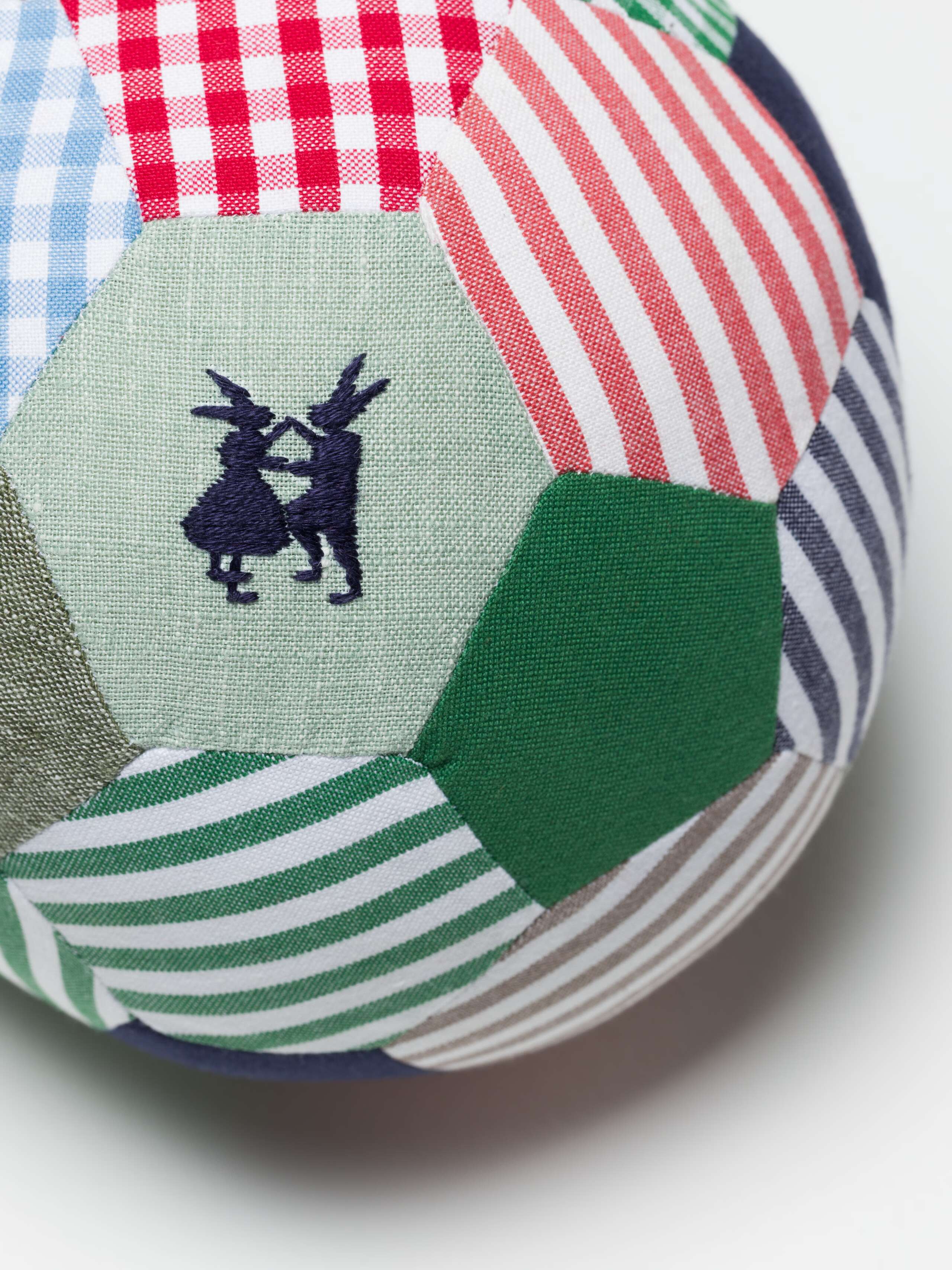 Mixed colours Football close up