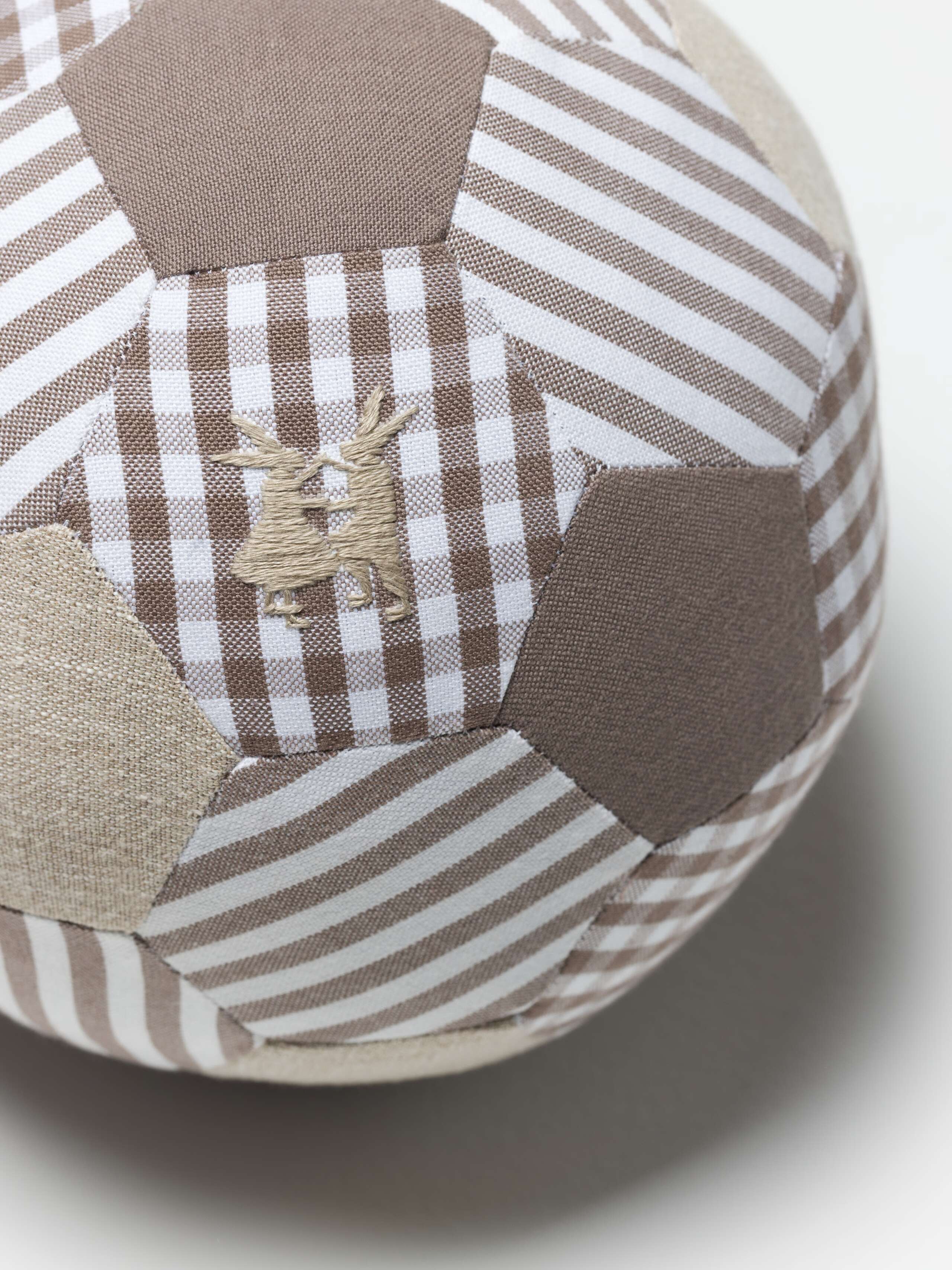moon rock football close up