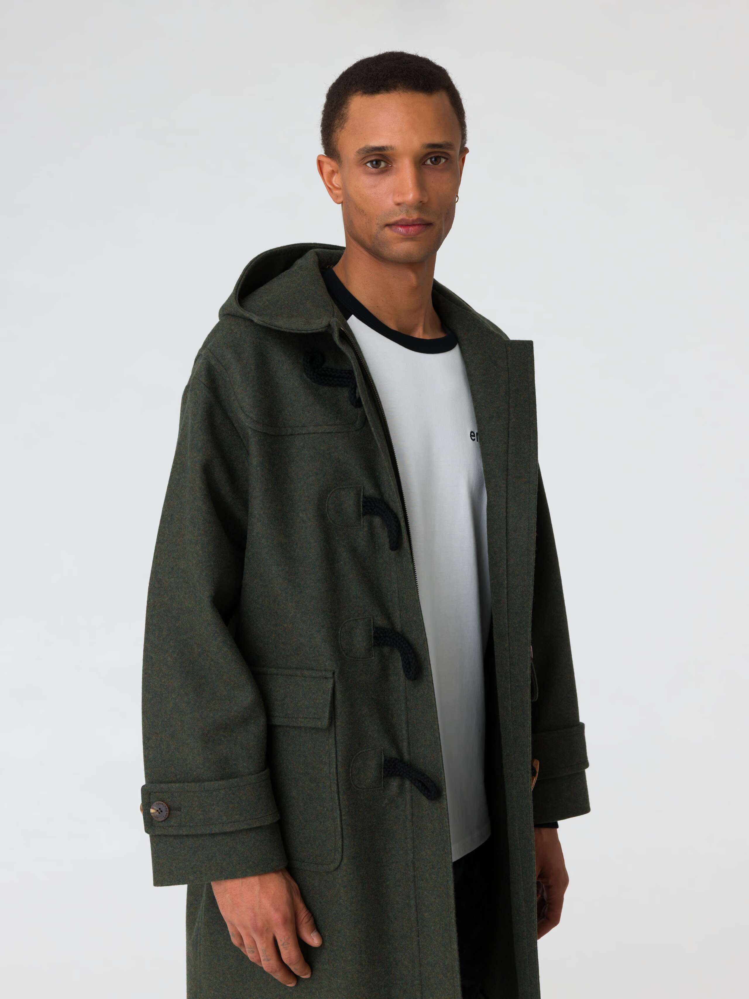 Otis coat in wine red