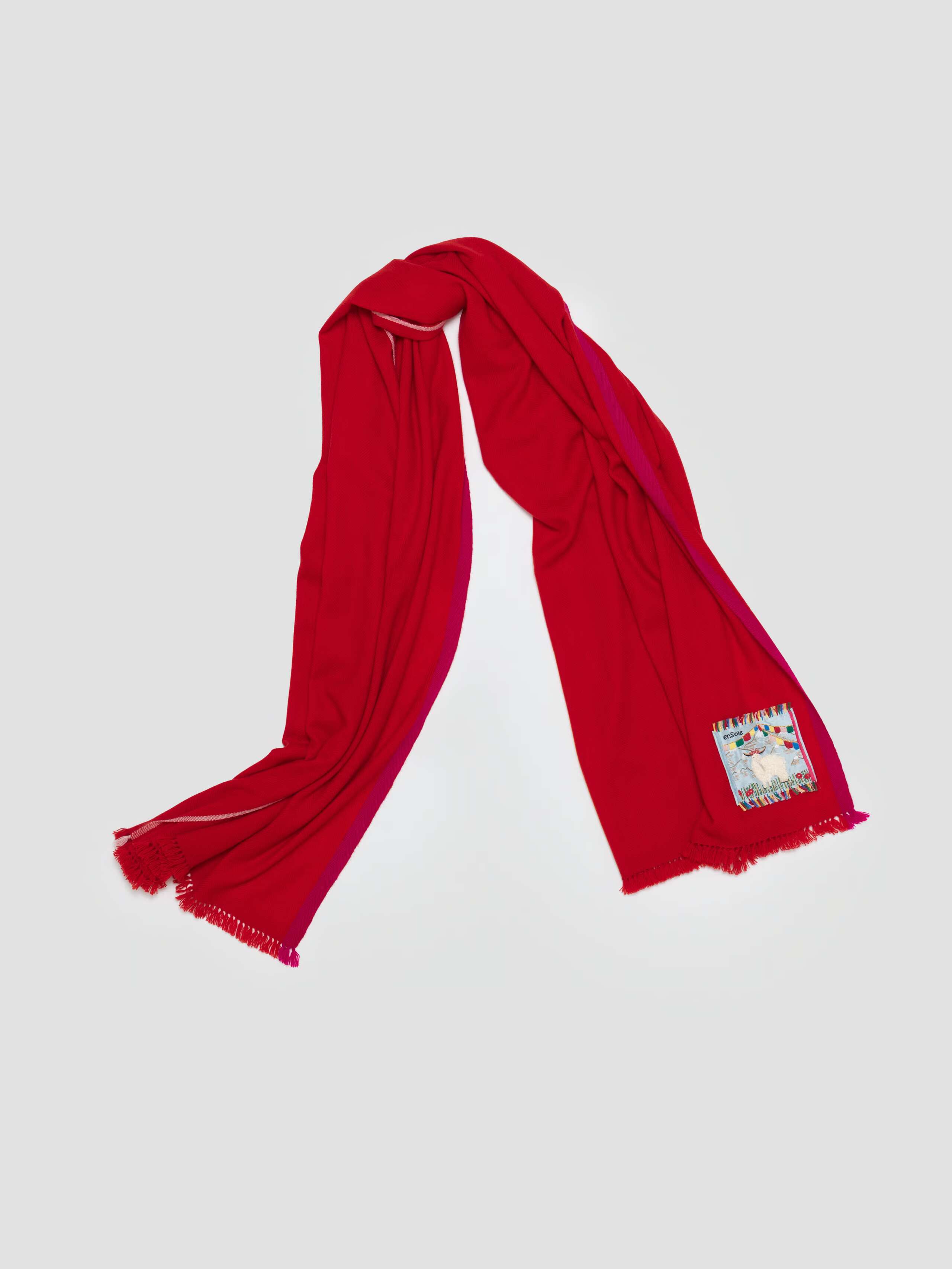 Lui scarf in warmest red