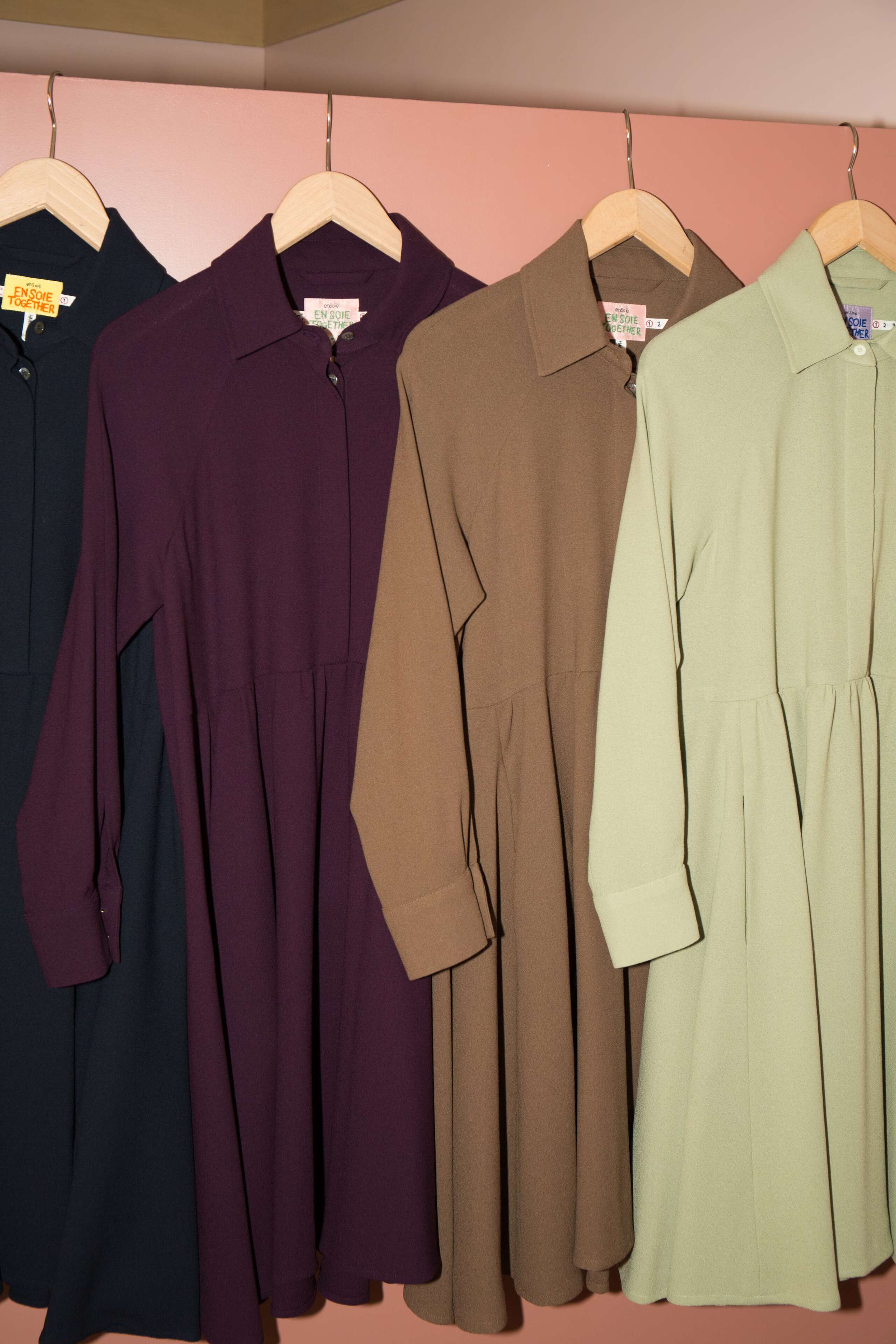 enSoie woolcrepe garment collection