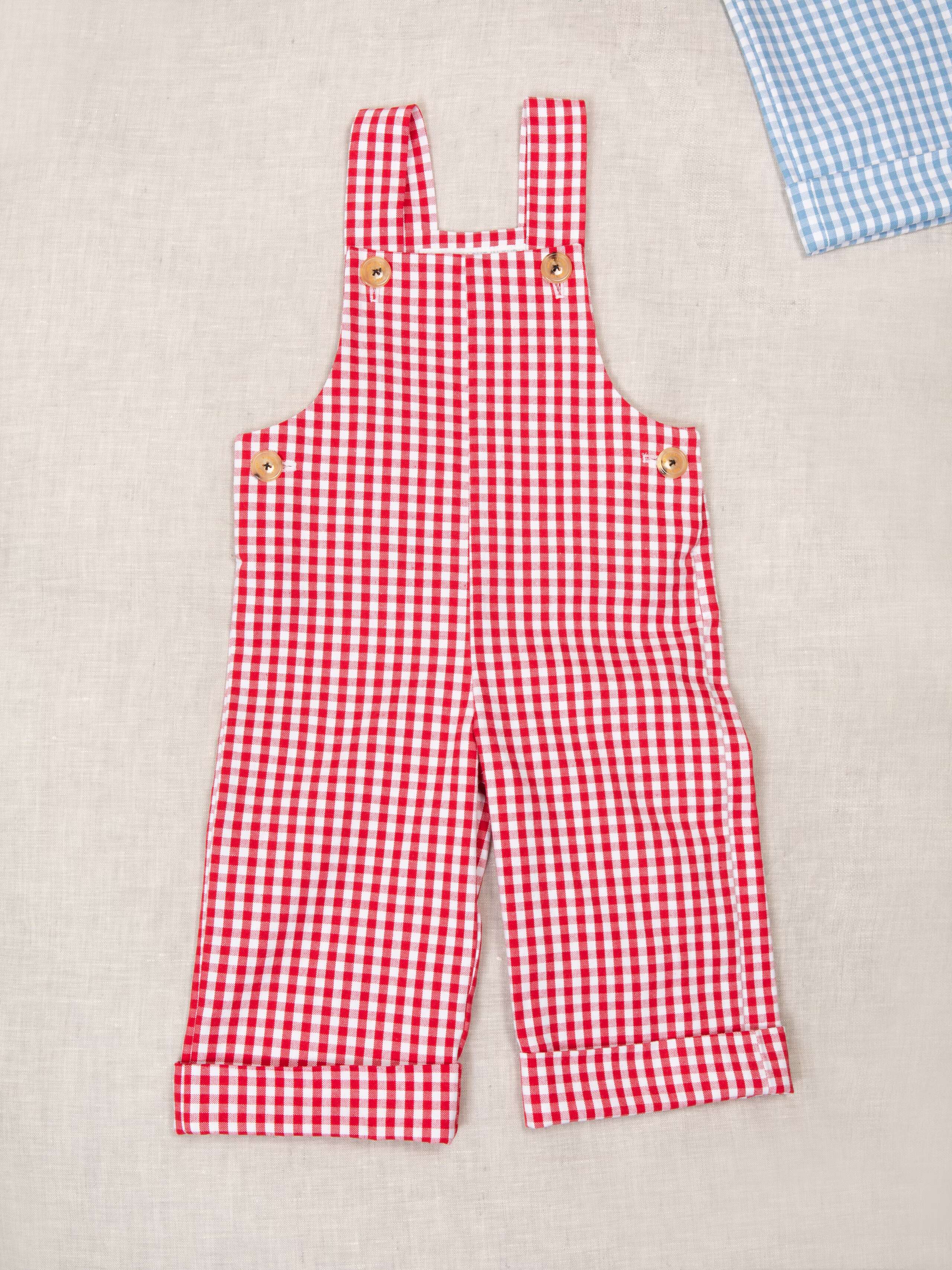 Baby overalls vichy 
