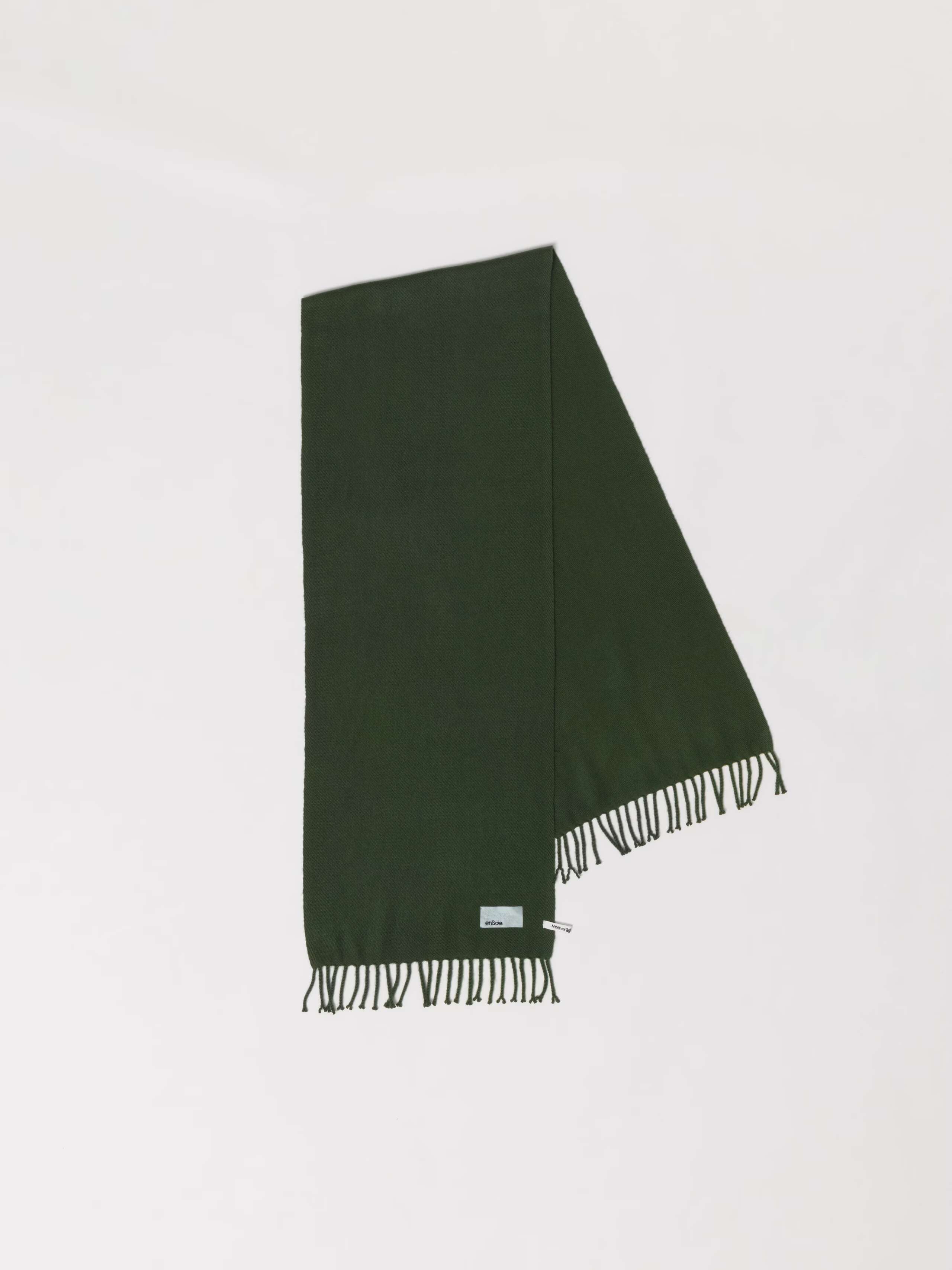 Picture of a green cashmere scarf