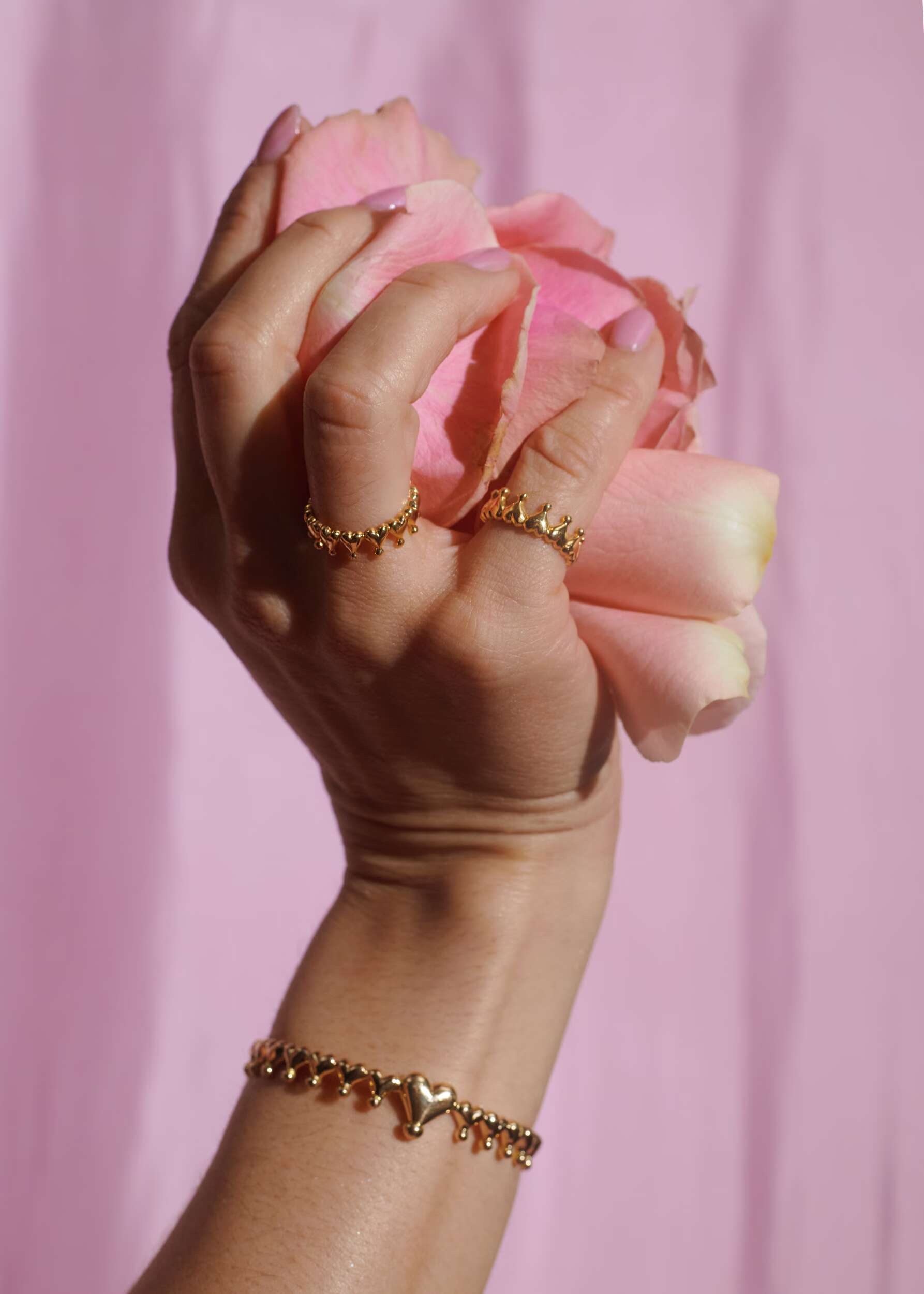 Hand with rings