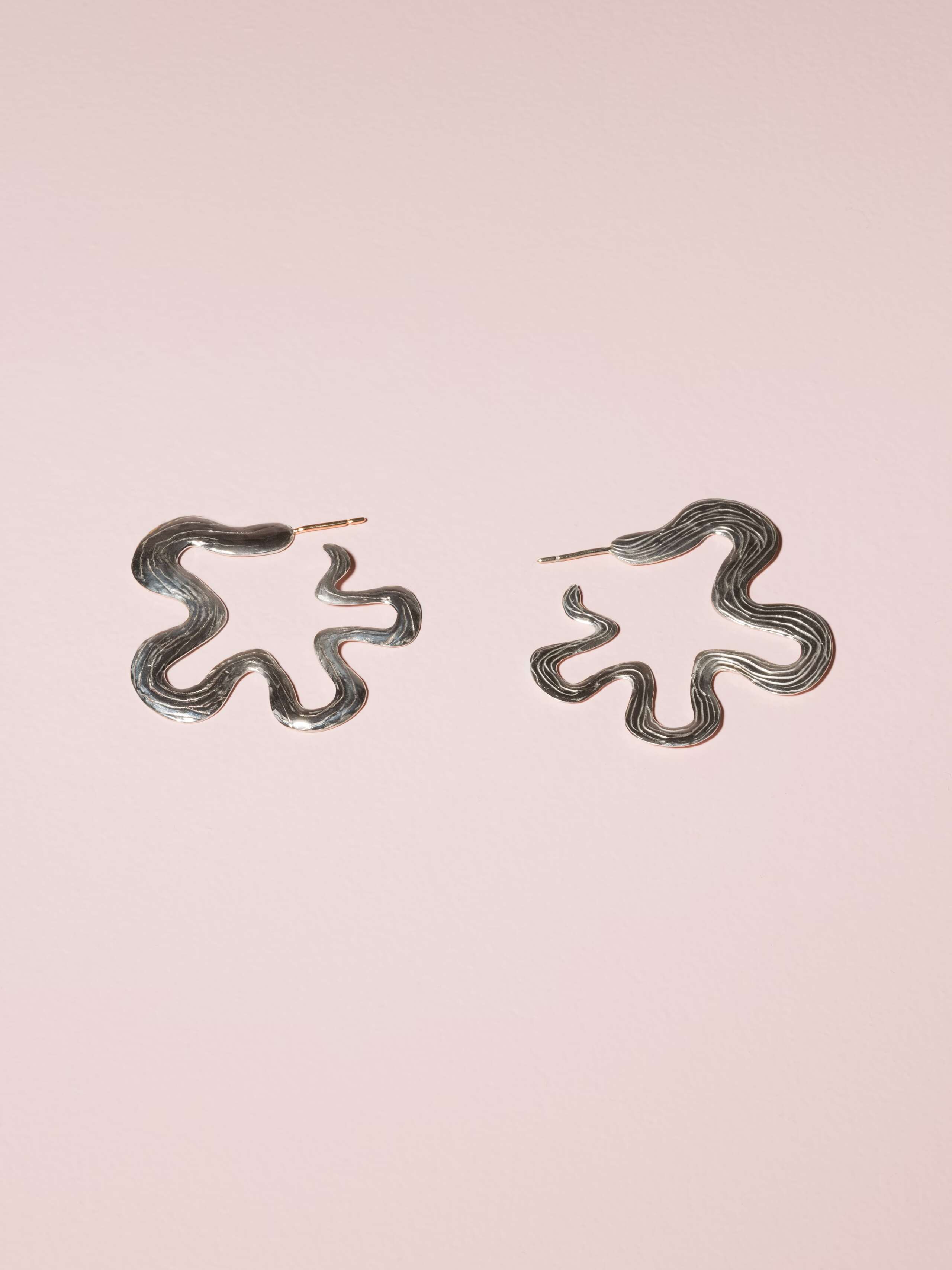 Coral wave creole sterling silver