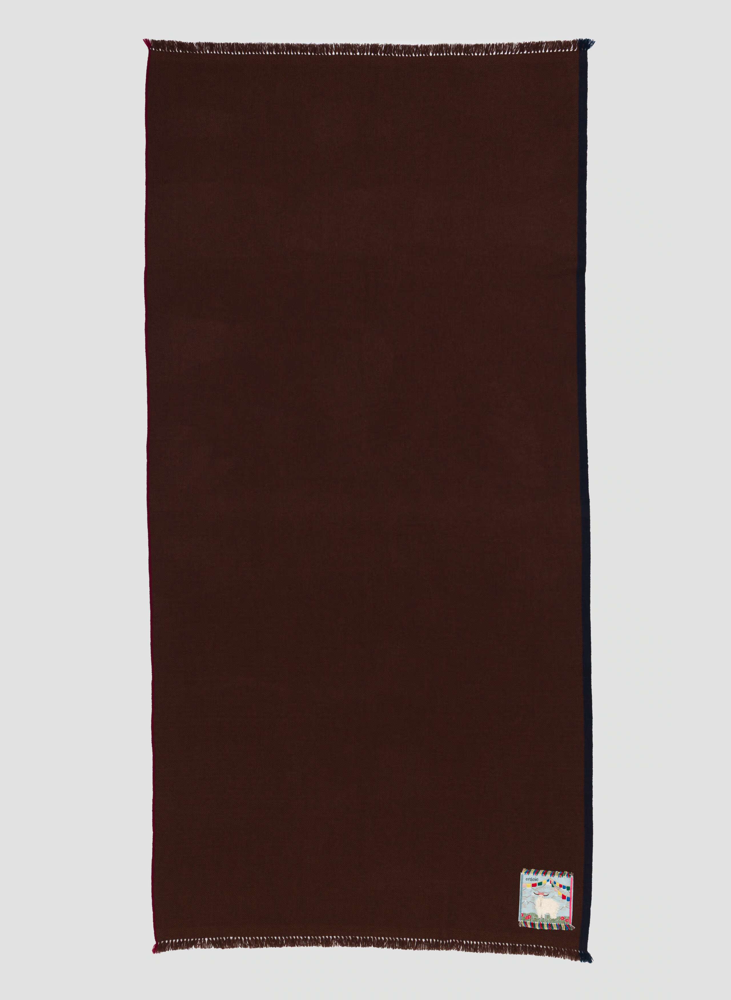 Lui scarf in espresso brown